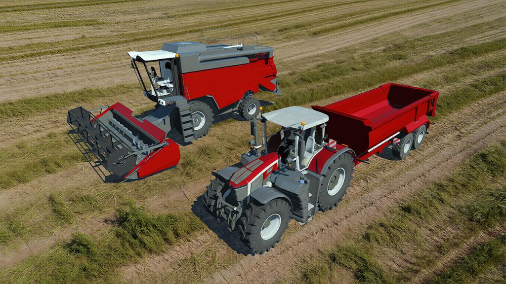 Rigged Farming vehicles