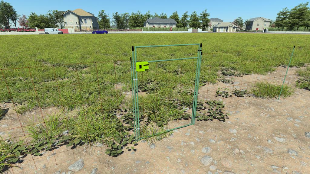 Ursus fence light metal poles 110cm