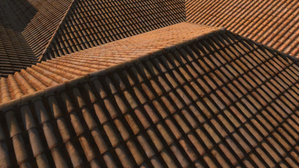 Old Terracotta Roofs