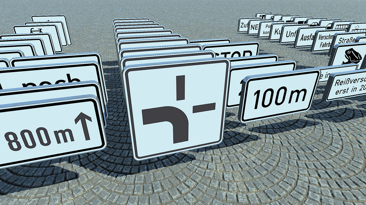 German Road Signs (Additional Signs) Vol_1_0