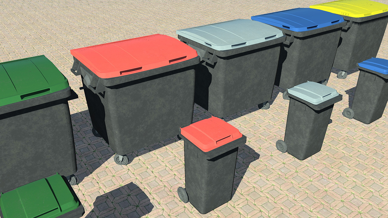 Color-coded trash bins_0
